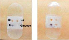 Biosensor 'bandage' collects and analyzes sweat